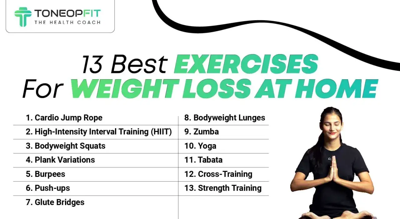 Lista 13 ćwiczeń, które pomogą Ci schudnąć samemu w domu. Wśród nich: HIIT, Zumba, Joga.